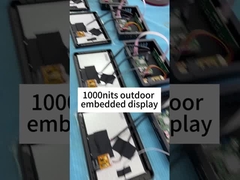 組み込み 高明るさ 防水タッチモニター 1000 ニット 7 インチ 169