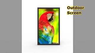 防水デジタル サイネージ 32 インチ屋外広告