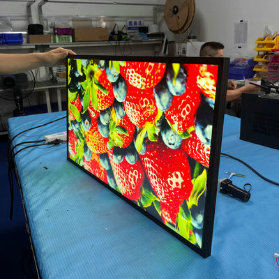購入 32'' 4Kハイライト LCD パネル 屋外 LCDディスプレイ 店窓 明るい サイネージ ディスプレイ online manufacture