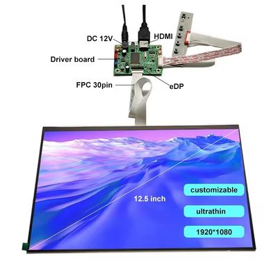 購入 12.5インチ 超薄型 TFT LVDS 日光液晶ディスプレイ モバイルモニタリングノートブック オンライン製造