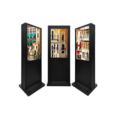購入 広告用43インチIP55定格屋外デジタルサイネージ（静電容量式タッチLCDキオスク付き） オンライン製造