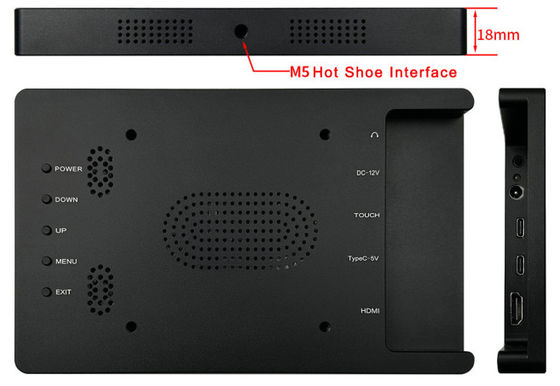カメラ 外部高明るさ7インチポータブル1080Pアルミニウム合金ホースモニター