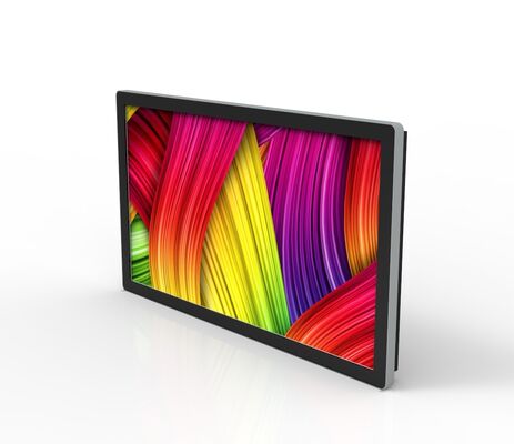 32インチ 高輝度 2000ニト 屋外産業用タッチモニター USBインターフェース 防水デジタルサイネージ用