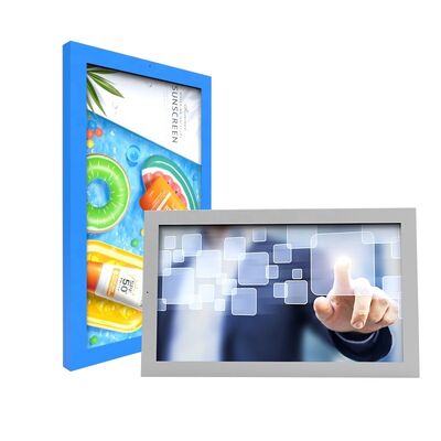 2000ニトの高輝度、IP65防水、超薄型43インチ屋外広告機、エレベーター壁掛けデジタルサイネージ用